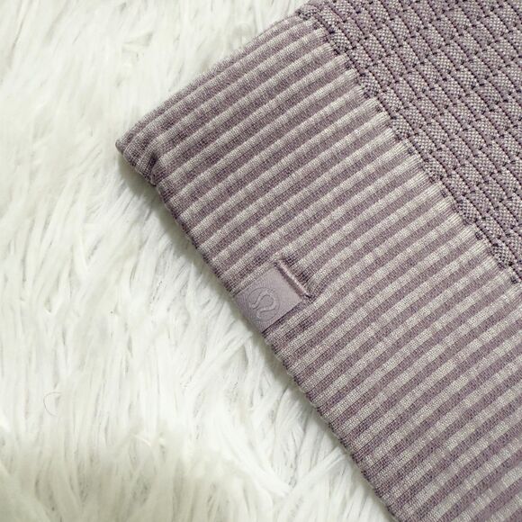 Women Lululemon Rest Less Pullover Slim Fit Bubble Dot Violet Verbena Size 6 - Picture 8 of 9